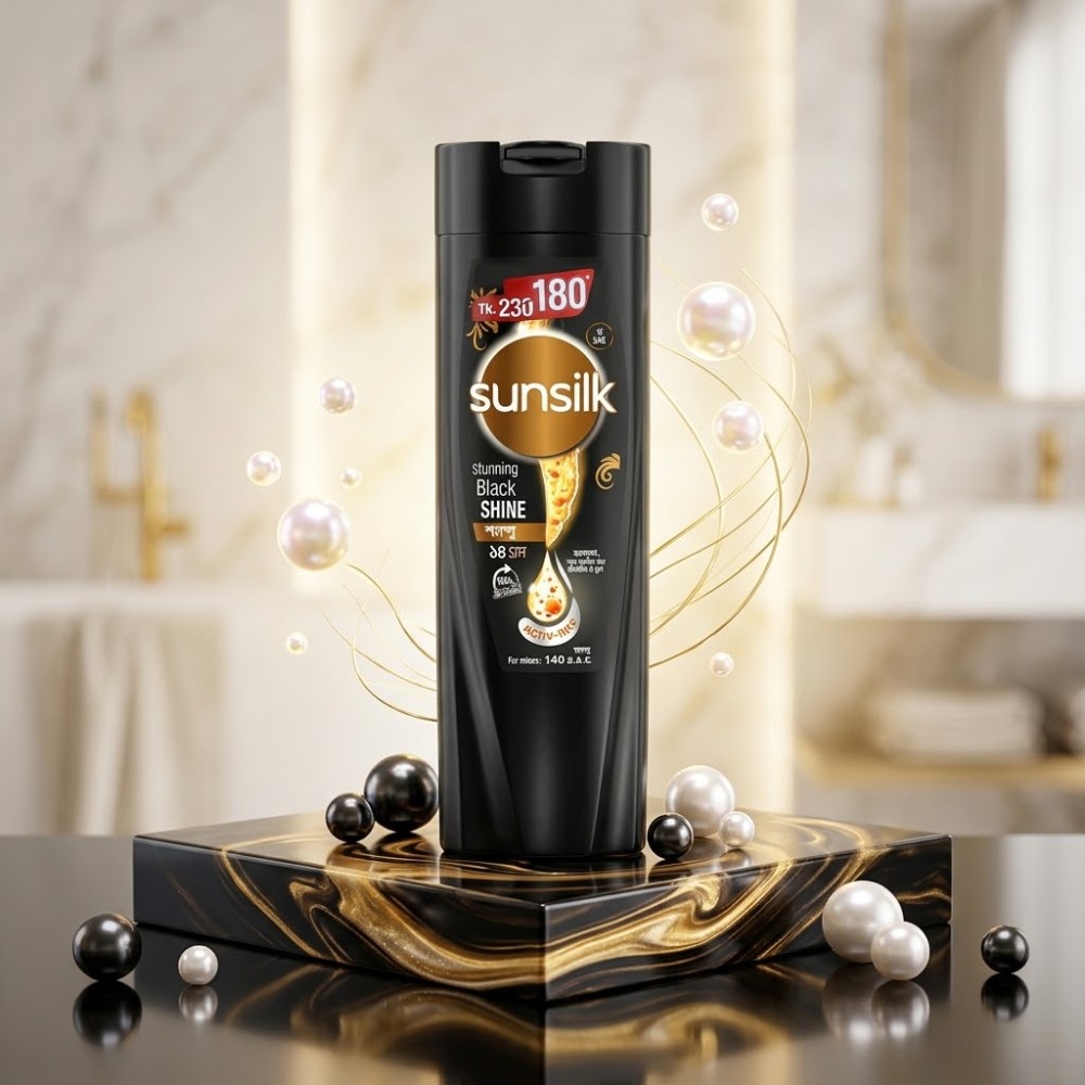 Sunsilk Shampoo Stunning Black Shine 170ml